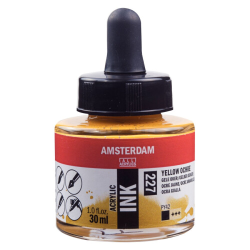 Acrylfarbe Tinte Amsterdam 30ml Ocker Gelb