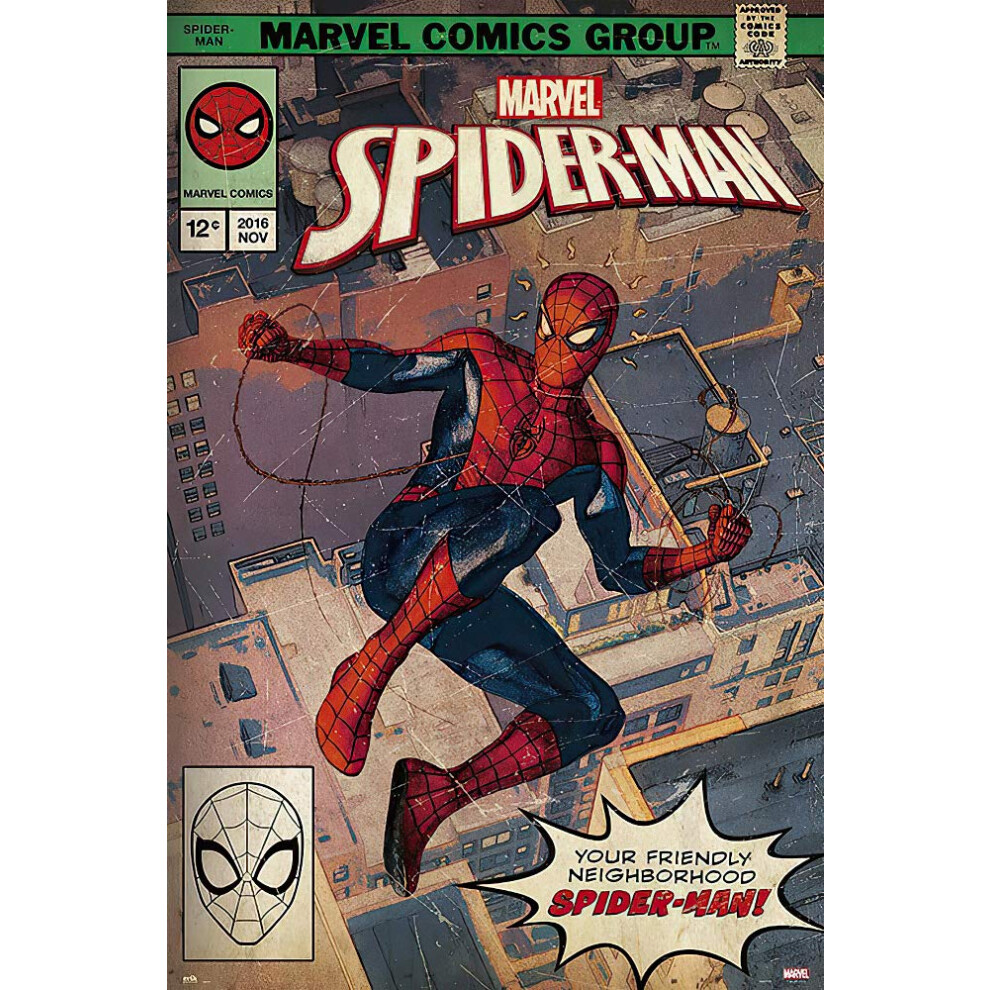 Spider Man Comic Book Cover Poster  Size 24x36 (SpiderMan)