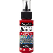 WATER MARBLING 2OZ RED