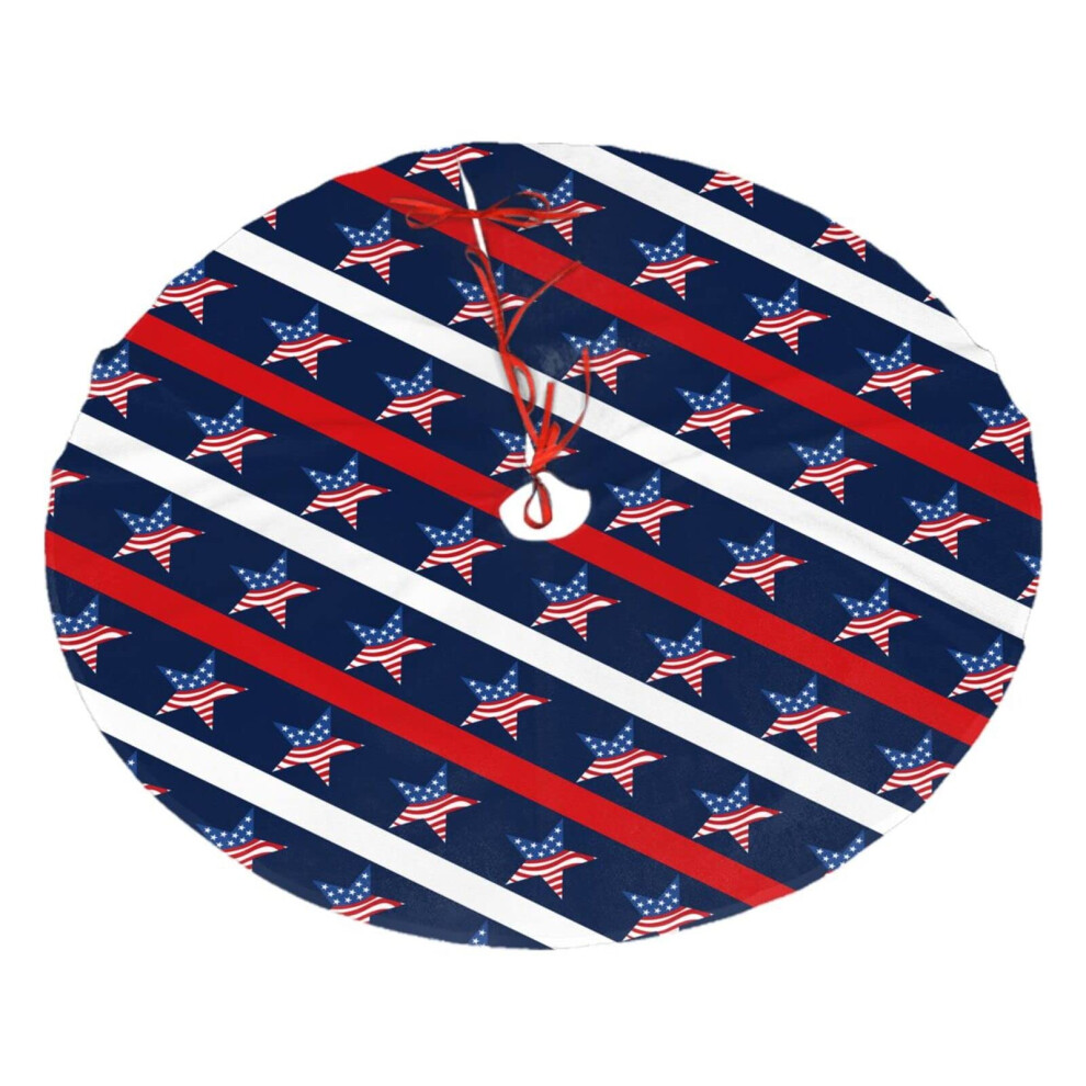 American Flag Star Tree Skirt Christmas Tree Ornaments Tree Skirt for Christmas Decoration 48-image-OPC-PFZ6GVH-NEW