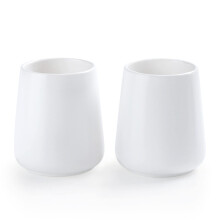 Witte tandenborstelhouder voor badkamer - 2 stuks keramische tandenborstelhouders Set tandenborstelbeker en tandpasta-organizer voor badkamer aanrech