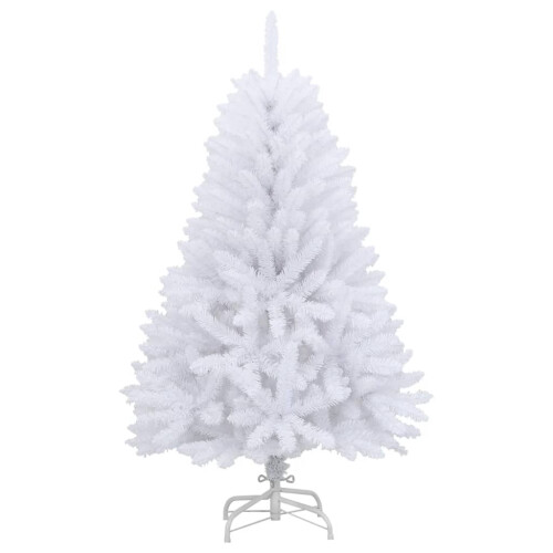 VidaXL vidaXL Artificial Hinged Christmas Tree with Stand White 47.2 1