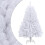VidaXL vidaXL Artificial Hinged Christmas Tree with Stand White 47.2 1