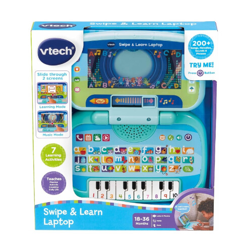 VTech Vtech Baby Swipe & Learn Laptop Interactive Toy