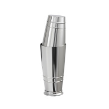 Crafthouse by Fortessa Professional Metal Barware/Bar Tools par Charles Joly Shaker cocktail Boston en deux pices avec pieds en acier inoxydab