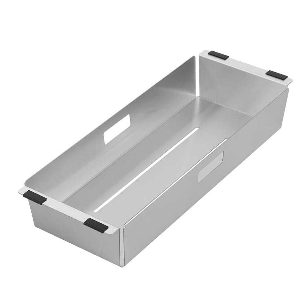 Colador De Cocina Whitehaus WHNPLCOL-BSS Noah Plus Collection De Acero Inoxidable Cepillado-image