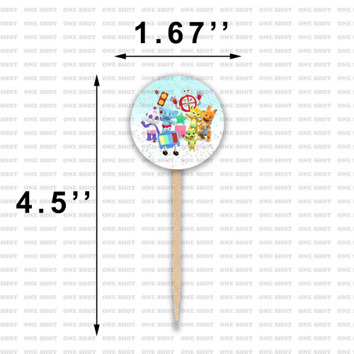 Woord Party Cupcake Toppers Feestartikelen 1