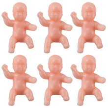 30 stuks King Cake Babies 1,2 inch mini plastic baby's