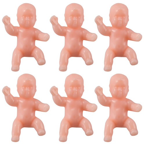 30 stuks King Cake Babies 1,2 inch mini plastic baby's