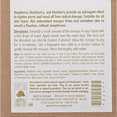 Eminence Pore Refining Masque  Raspberry  2 Fl Oz 2