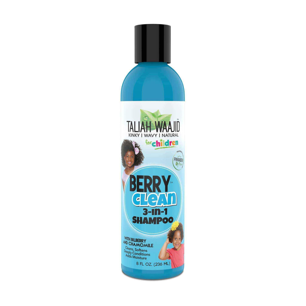 Taliah Waajid Kinky Wavy Natural Clean Three In One Berry 8 Ounce