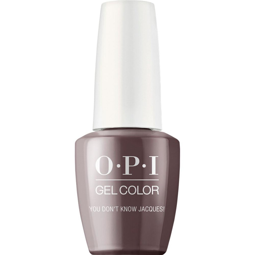 OPI GelColor  You Don 't Know Jacques  Brown Gel Nail Polish  0.5 fl oz