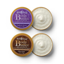 Bali Soap  Schokoladen- und Vanillehonig-Krperbutter  Duftende Krpercreme fr Frauen und Mnner  Kakaobutter-Aloe-Vera-Extrakt, 2er-Pack Geschen