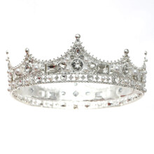 Forseven King korona frfiaknak korona kirlyi jelmez kiegszto prom tiara barokk vintage crystal gyngy eskvoi eskvoi tiaras szletsnapi par