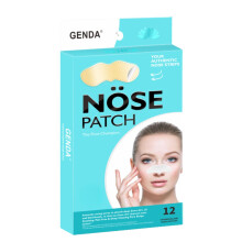 GENDA Blackhead Remover Nose Pore Strips til dybderensning fjerner sort hoved og ?jeblikkelig porefrig?relse - 12 strips