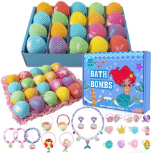 20 Pack Meerjungfrau Bad Bomben fr Mdchen Kinder mit berraschung in Mermaid -Geschenken fr Mdchen Geburtstag Geschenke Ostern Weihnachten Pr