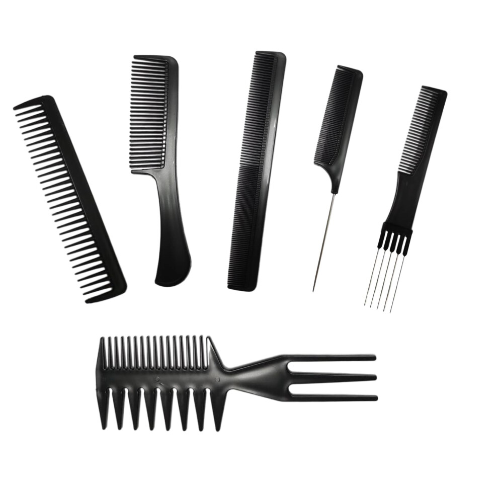 1St Choice 6 Pieces Hair Styling Comb Set Professional Styling Comb Set
