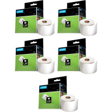 DYMO Authentieke LW Naamlabel Labels voor LabelWriter Printers Wit 2-1/4" x 4" 1 Rol van 250