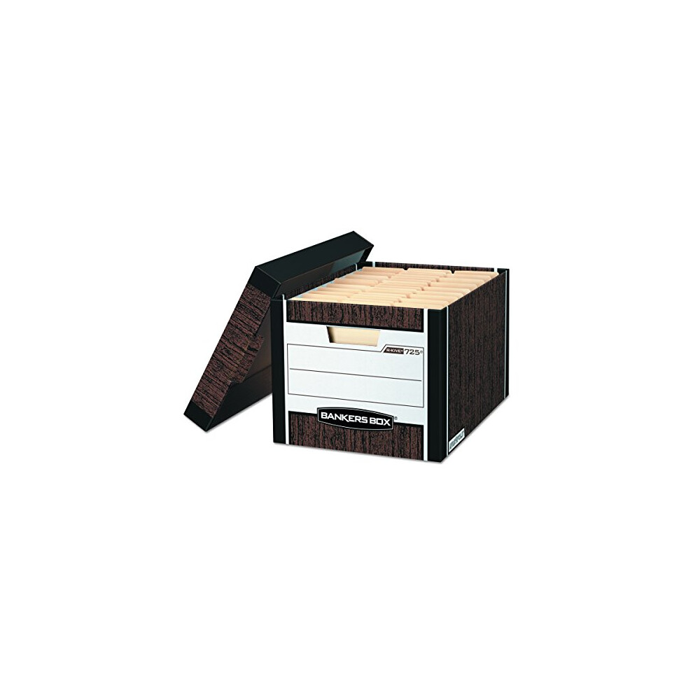 Bankers Box RKIVE HeavyDuty Storage Boxes  FastFold  LiftOff Lid  Letter/Legal  Case of 12 (00725)