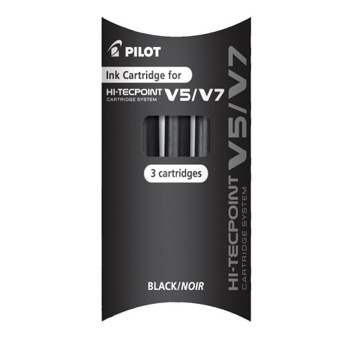 Pilot Patroner til V5/V7 sort 3 stk.