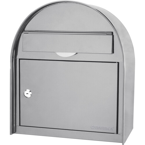 Barska CB13254 Locking Wall Mount Mailbox  Grey - Large 1