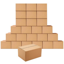 Edenseelake Versandkartons, 25,4 x 17,8 x 12,7 cm, Wellpappkartons f   r Versandpakete, 25er-Pack