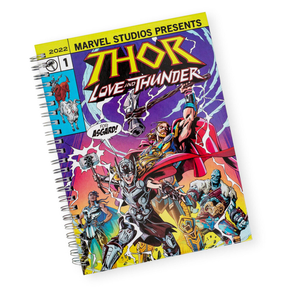 Marvel Studios Thor: Love and Thunder 80Page Hardcover Spiral Journal-image-OPC-PFZ7575-NEW