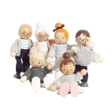 Le Toy Van My Family Set of 4 Budkin Figures 4 inches (P053)
