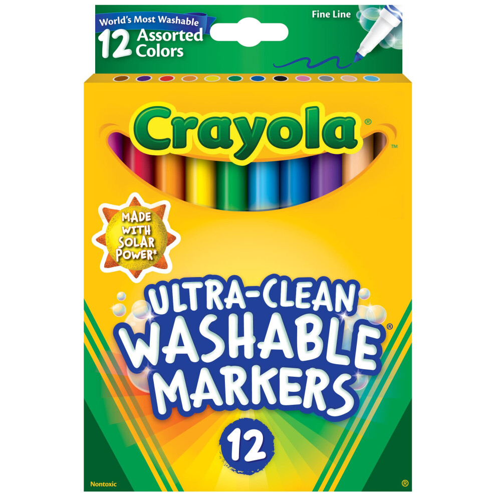 Photos - Pen Crayola UltraClean Washable Markers CYO587813 12/pk 587813 