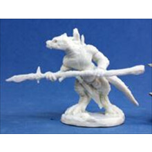 Reaper Lizardman Spearman (1) Miniature