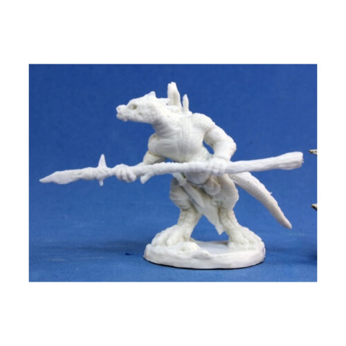 Reaper Lizardman Spearman (1) Miniature 2
