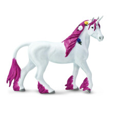 Safari Ltd. Pink Unicorn Beeldje - Realistisch handgeschilderd 5,5"""" Plastic figuur met fantasiethema - Educatief speelgoed voor jongens, meisjes en