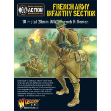 Bolt Action Frans leger: infanteriesectie 28 mm Wargaming-miniaturen