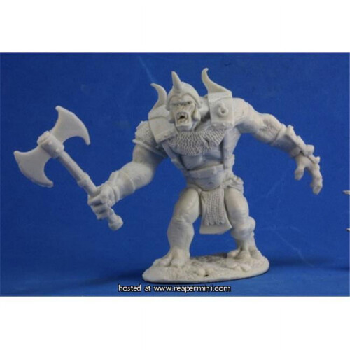 Reaper Bones Mountain Troll miniatuur 1