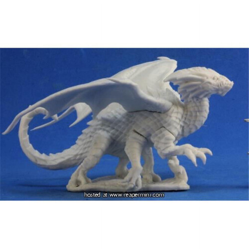 Reaper Bones Dracolisk Miniature