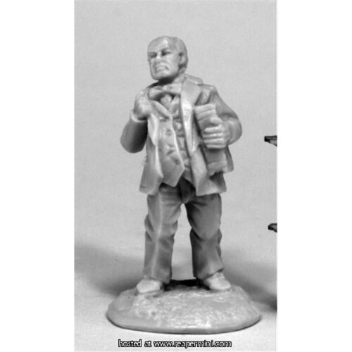 Reaper Miniatures 80073 Pulp Era Professeur Chronoscope Bones Miniature 1