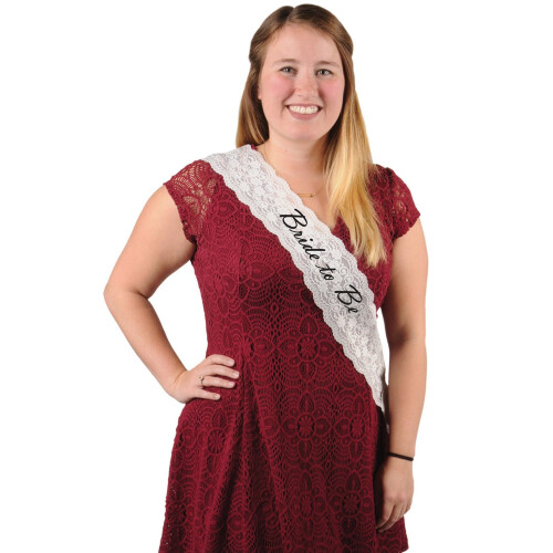 Bride to Be Lace Sash