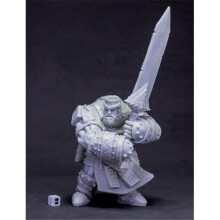 Reaper Miniatures Fire Giant Bodyguard (K?mpe) 77615 Knogler Umalet Plastic Mini