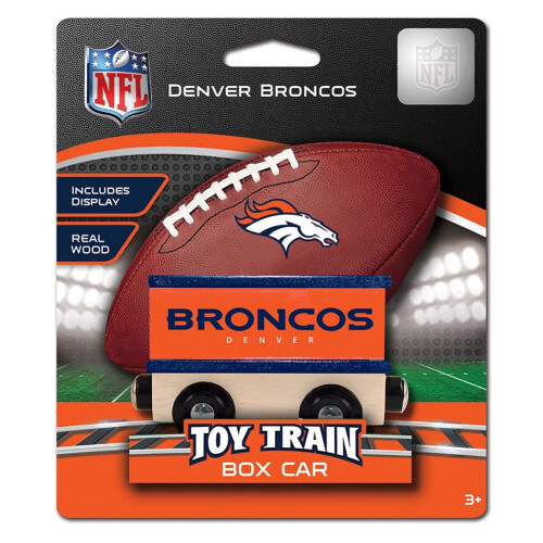 Denver Broncos Wood Train Box aut 1