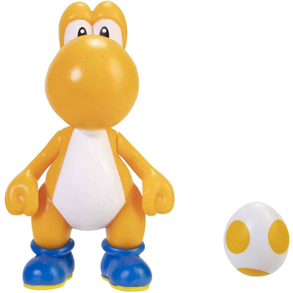 Photos - Action Figures / Transformers Super Mario World of Nintendo 4 Inch Figure | Ornage Yoshi