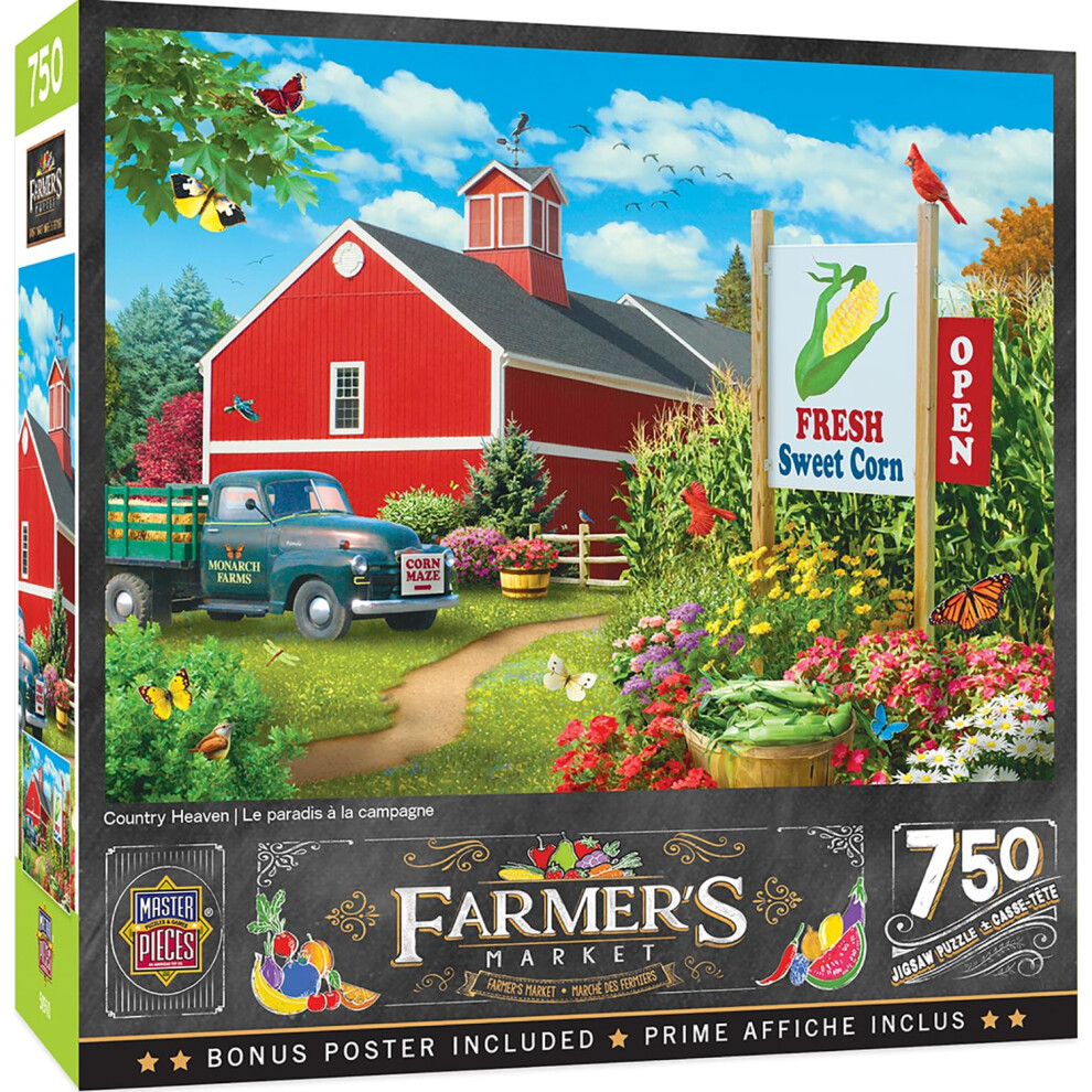 Photos - Jigsaw Puzzle / Mosaic Country Heaven 750 Piece Jigsaw Puzzle B07Q886DN4