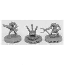 Reaper Miniatures Rem49003 Bones Siggs & Squarg Miniatures Set , Black - Pack of 3