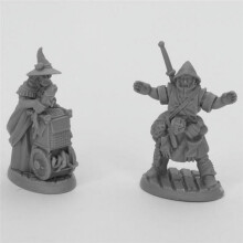 Reaper Miniatures Rem44035 Bones Dreadmere Fishmongers Miniatures Black - Pack of 2