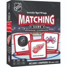 MasterPieces Sports Games - Detroit Red Wings NHL Matching Game - Game for Kids and Family - Laugh and Learn