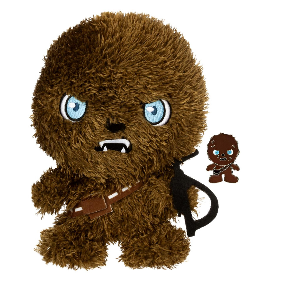 Photos - Action Figures / Transformers Star Wars Chewbacca Stylized 7 Inch Plush With Enamel Pin B08235CKP6