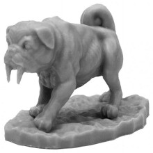 Reaper Miniatures REM44122 Bones Black Sabeltand Pug Miniatures & Miniature spil