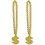 Gold Chain Beads w/ $  Medallion 1