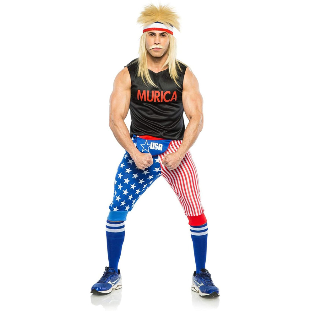 Photos - Fancy Dress Murica Adult costume Large X-Large B08B3HG3CS 