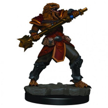 WizKids WZK93015 Dungeons & Dragons Icons of the Realms Premium mannelijke Dragonborn Fighter miniatuur