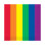 Serviettes de table Beistle Rainbow Stripes Design 1